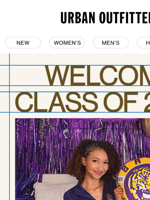 urbanoutfitters newsletter: We've got your college checklist so covered 📝