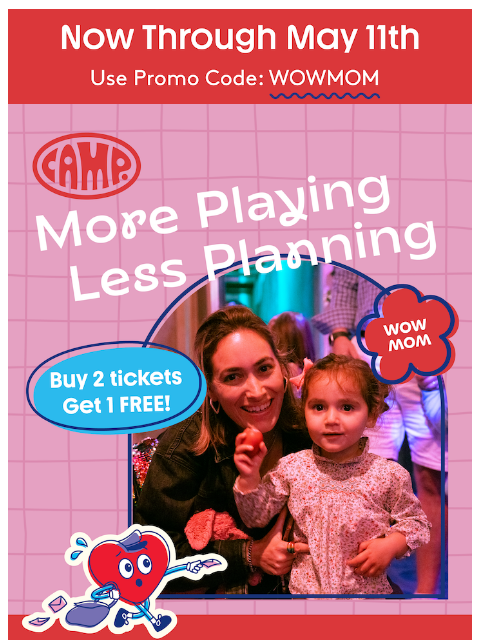 Get a FREE ticket to play together—Use code: WOWMOM. ͏ ͏ ͏ ͏ ͏ ͏ ͏ ͏ ͏ ͏ ͏ ͏ ͏ ͏ ͏ ͏ ͏ ͏ ͏ ͏ ͏ ͏ ͏ ͏ ͏ ͏ ͏ ͏ ͏ ͏ ͏ ͏ ͏ ͏ ͏ ͏ ͏ ͏ ͏ ͏ ͏ ͏ ͏ ͏ ͏ ͏ ͏ ͏ ͏ ͏ ͏ ͏ ͏ ͏ ͏ ͏ ͏ ͏ ͏ ͏ ͏ ͏ ͏ ͏ ͏ ͏ ͏ ͏ ͏ ͏ ͏ ͏ ͏ ͏