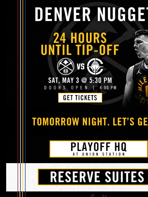 nuggets newsletter: Our House. Our Crowd. Our Game 7.