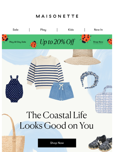 maisonette newsletter: The Coastal Edit: For You & Your Mini