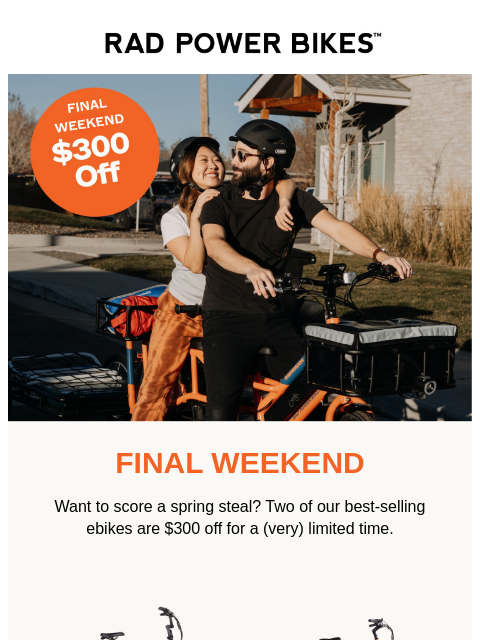 And last chance for $500 off the RadRunner 3 Plus ͏ ͏ ͏ ͏ ͏ ͏ ͏ ͏ ͏ ͏ ͏ ͏ ͏ ͏ ͏ ͏ ͏ ͏ ͏ ͏ ͏ ͏ ͏ ͏ ͏ ͏ ͏ ͏ ͏ ͏ ͏ ͏ ͏ ͏ ͏ ͏ ͏ ͏ ͏ ͏ ͏ ͏ ͏ ͏ ͏ ͏ ͏ ͏ ͏ ͏ ͏ ͏ ͏ ͏ ͏ ͏ ͏ ͏ ͏ ͏ ͏ ͏ ͏ ͏ ͏ ͏ ͏ ͏ ͏ ͏ ͏ ͏ ͏ ͏ ͏ ͏