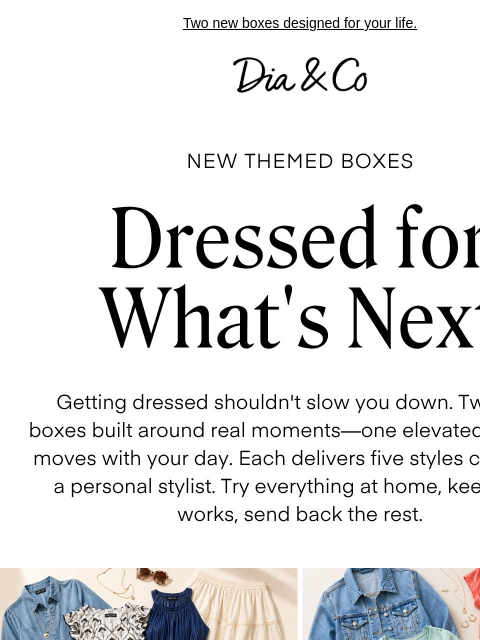 dia newsletter: RE: Getting dressed shouldn't slow you down