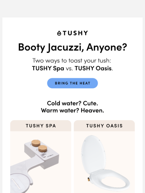 hellotushy newsletter: Upgrade to Hot Springs, Baby 🔥