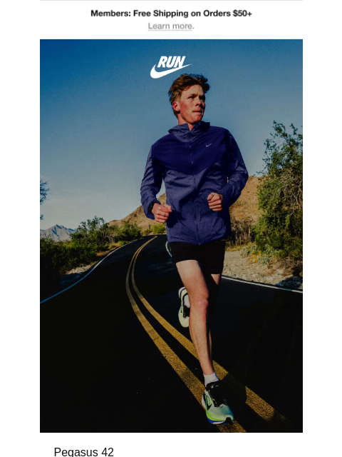 nike newsletter: New Workhorse. New Wings.