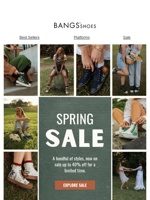 bangsshoes newsletter: Don't Miss Out on Spring Deals! 🌸