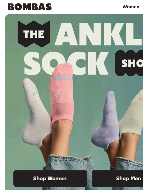 bombas newsletter: Must-Have Ankle Socks for Spring