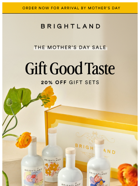 brightland newsletter: The perfect Mother’s Day gift