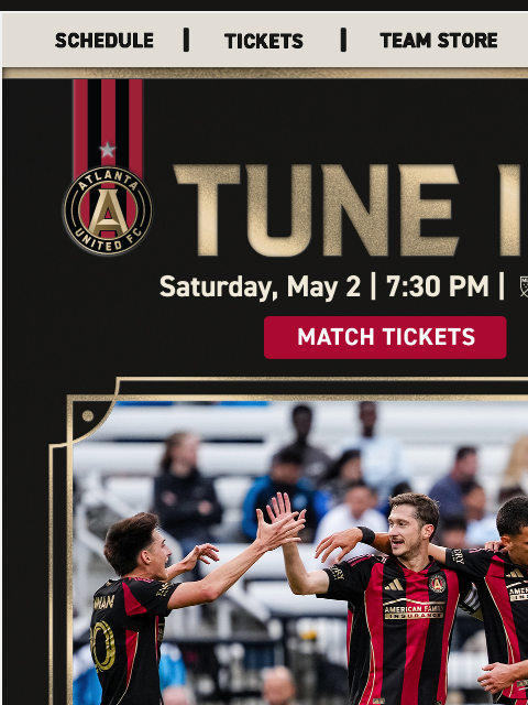 atlutd newsletter: It's Matchday | TODAY  7:30 pm