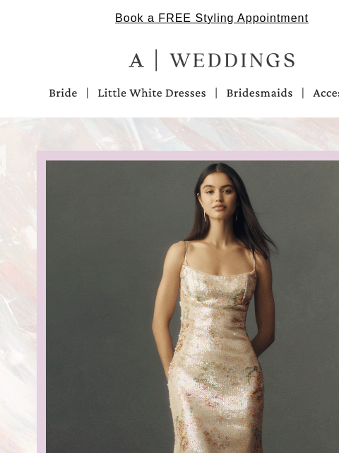 anthropologie newsletter: Dress code: seaside shimmer ✨