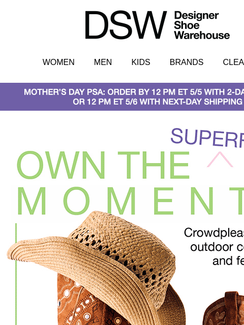 dsw newsletter: Stand out this festival season 🎶