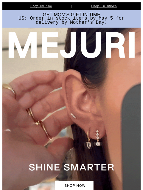 mejuri newsletter: New Earrings Under $200