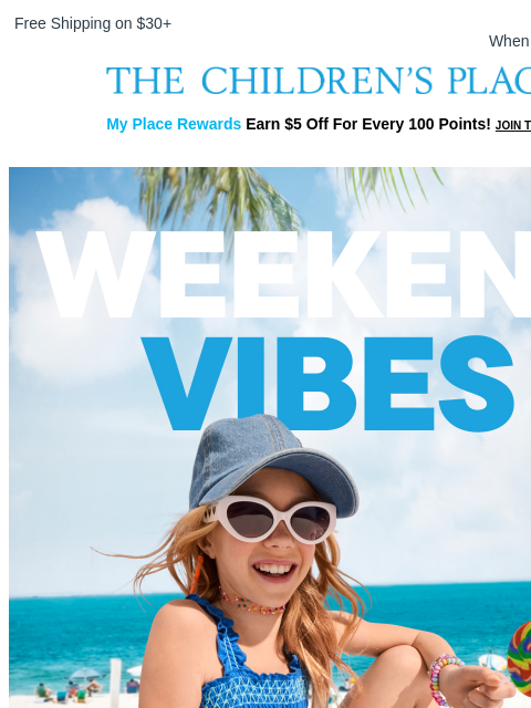 childrensplace newsletter: Shorts for *Every* Summer Weekend Plan
