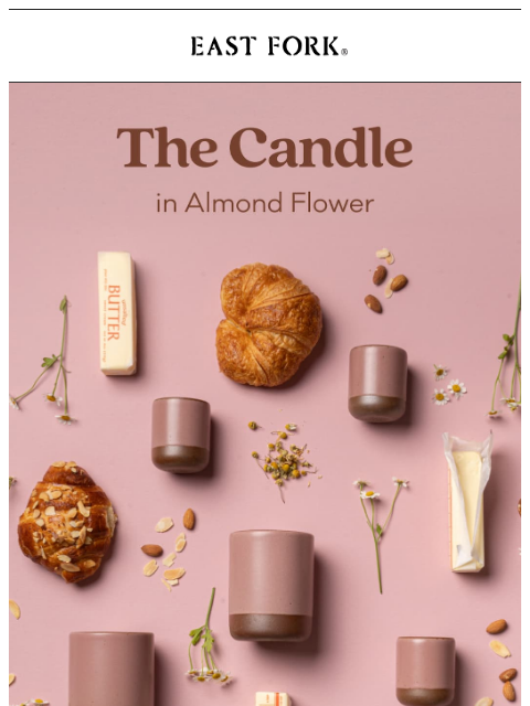 eastfork newsletter: Toasted almond & a field of wildflowers