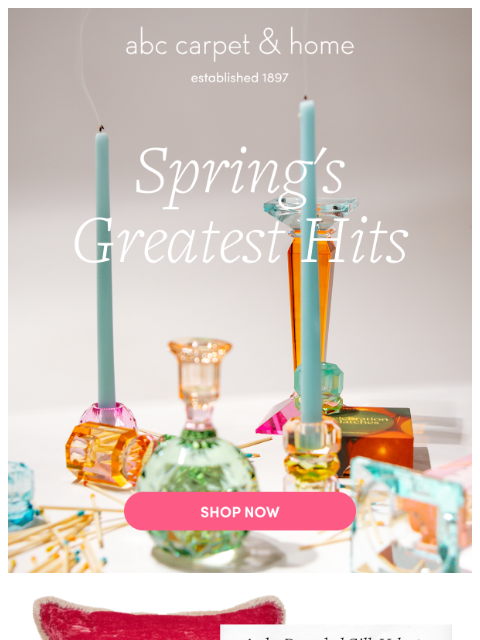 abchome newsletter: Our Spring Bestsellers