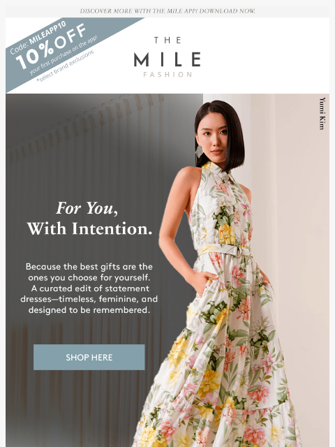 orchardmile newsletter: A Mother’s Day Worth Dressing For