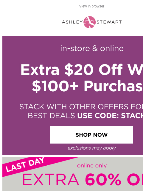 plus, get $20 off your $100+ purchase with code STACK20‌ ‌ ‌ ‌ ‌ ‌ ‌ ‌ ‌ ‌ ‌ ‌ ‌ ‌ ‌ ‌ ‌ ‌ ‌ ‌ ‌ ‌ ‌ ‌ ‌ ‌ ‌ ‌ ‌ ‌ ‌ ‌ ‌ ‌ ‌ ‌ ‌ ‌ ‌ ‌ ‌ ‌ ‌ ‌ ‌ ‌ ‌ ‌ ‌ ‌ ‌ ‌ ‌ ‌ ‌ ‌ ‌ ‌ ‌ ‌ ‌ ‌ ‌ ‌ ‌ ‌ ‌ ‌ ‌ ‌ ‌ ‌ ‌