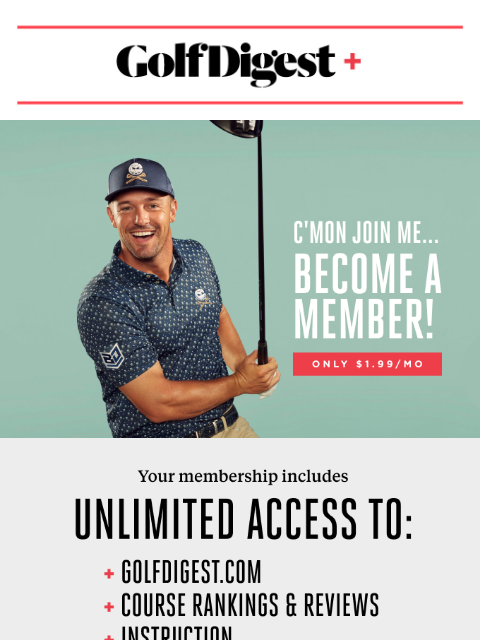 Remember, for only $1.99/month, you can enjoy unlimited access to Golf Digest. ‌ ‌ ‌ ‌ ‌ ‌ ‌ ‌ ‌ ‌ ‌ ‌ ‌ ‌ ‌ ‌ ‌ ‌ ‌ ‌ ‌ ‌ ‌ ‌ ‌ ‌ ‌ ‌ ‌ ‌ ‌ ‌ ‌ ‌ ‌ ‌ ‌ ‌ ‌ ‌ ‌ ‌ ‌ ‌ ‌ ‌ ‌ ‌ ‌ ‌ ‌ ‌ ‌ ‌ ‌ ‌ ‌ ‌ ‌ ‌ ‌
