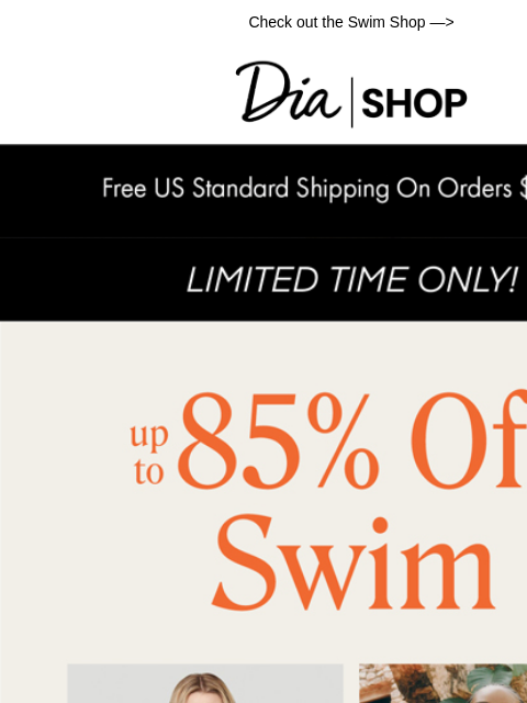 dia newsletter: Just Splashed: Up To 85% Off Swim