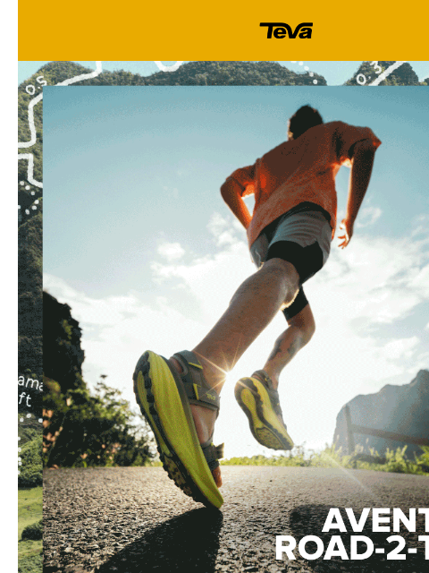 teva newsletter: Say hello to the Aventrail Road-2-Trail running sa...