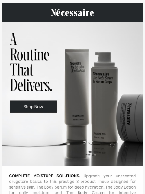 necessaire newsletter: Upgrade The Basics