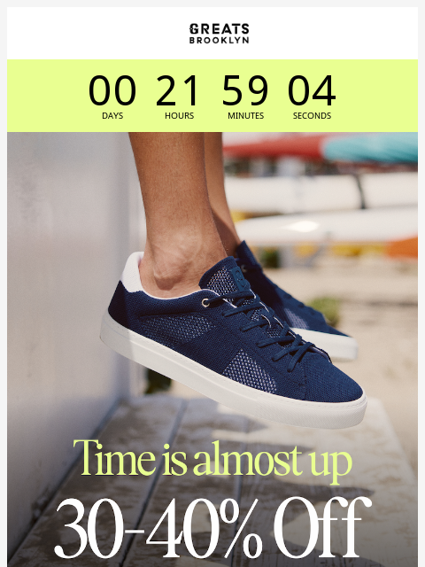 greatsbrand newsletter: Final Hours: Steps Into Savings