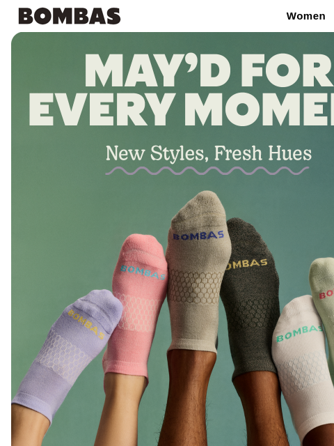bombas newsletter: Cue the Newness: May Must-Haves
