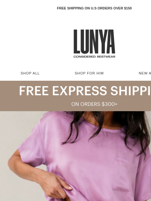 lunya newsletter: Still Time To Impress Mom