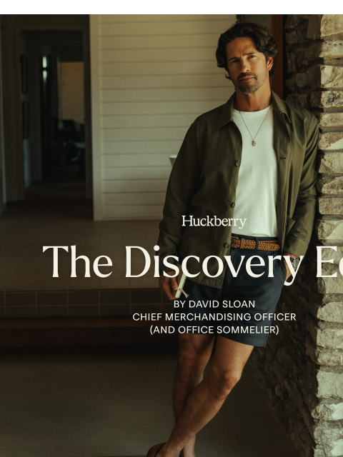 huckberry newsletter: Curated by Our Office Sommelier