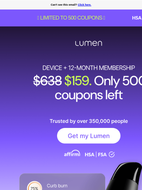 lumen newsletter: ⚡ If you were waiting for a sign… this is it