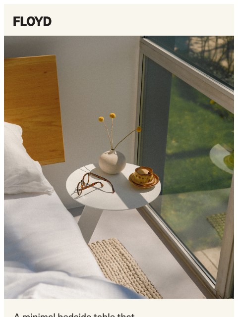 floydhome newsletter: The Pop Bedside Table