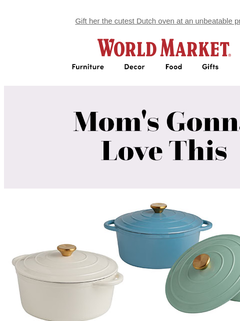 Gift her the cutest Dutch oven at an unbeatable price. ‌ ‌ ‌ ‌ ‌ ‌ ‌ ‌ ‌ ‌ ‌ ‌ ‌ ‌ ‌ ‌ ‌ ‌ ‌ ‌ ‌ ‌ ‌ ‌ ‌ ‌ ‌ ‌ ‌ ‌ ‌ ‌ ‌ ‌ ‌ ‌ ‌ ‌ ‌ ‌ ‌ ‌ ‌ ‌ ‌ ‌ ‌ ‌ ‌ ‌ ‌ ‌ ‌ ‌ ‌ ‌ ‌ ‌ ‌ ‌ ‌ ‌ ‌ ‌ ‌ ‌ ‌ ‌ ‌ ‌ ‌ ‌ ‌