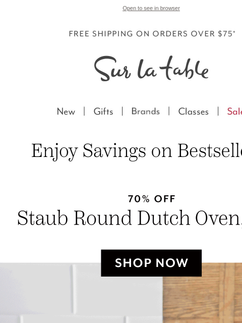 Including up to 70% off Staub Dutch ovens in stunning colors. ‌ ‌ ‌ ‌ ‌ ‌ ‌ ‌ ‌ ‌ ‌ ‌ ‌ ‌ ‌ ‌ ‌ ‌ ‌ ‌ ‌ ‌ ‌ ‌ ‌ ‌ ‌ ‌ ‌ ‌ ‌ ‌ ‌ ‌ ‌ ‌ ‌ ‌ ‌ ‌ ‌ ‌ ‌ ‌ ‌ ‌ ‌ ‌ ‌ ‌ ‌ ‌ ‌ ‌ ‌ ‌ ‌ ‌ ‌ ‌ ‌ ‌ ‌ ‌ ‌ ‌ ‌ ‌ ‌ ‌