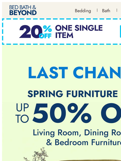 bedbathandbeyond newsletter: Your home called—it's ready for a refresh 🛋️