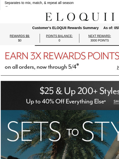 eloquii newsletter: The sets your wardrobe NEEDS