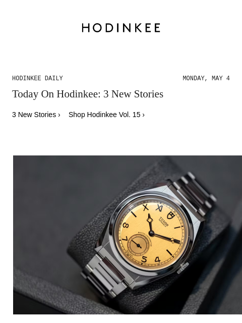 hodinkee newsletter: Hodinkee Daily | 05/04/2026