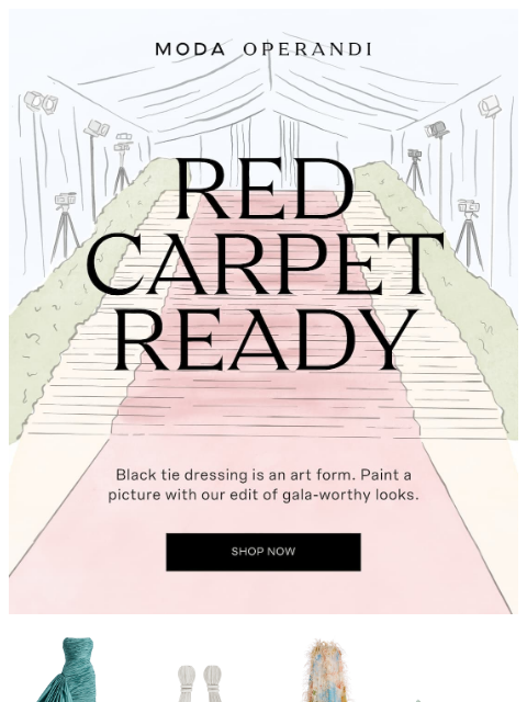 modaoperandi newsletter: The art of BLACK TIE