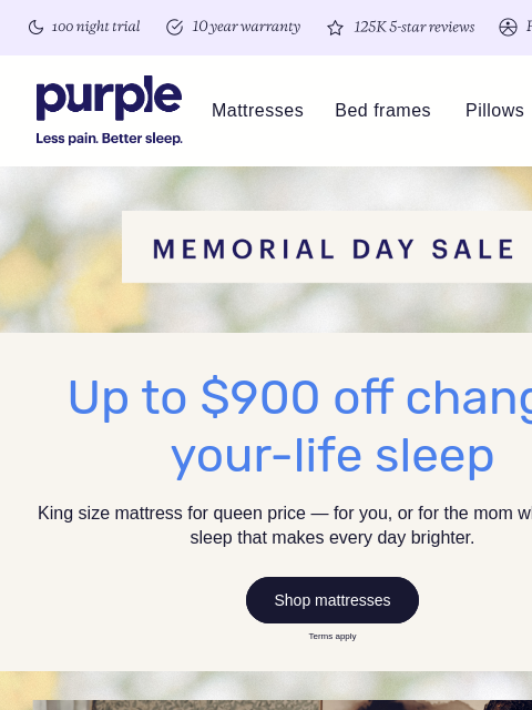 purple newsletter: This sleep could change everything for you