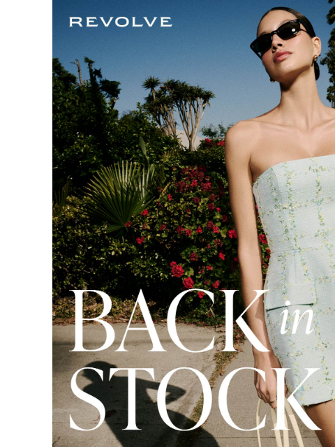 revolve newsletter: OMG That Dress Is Back!