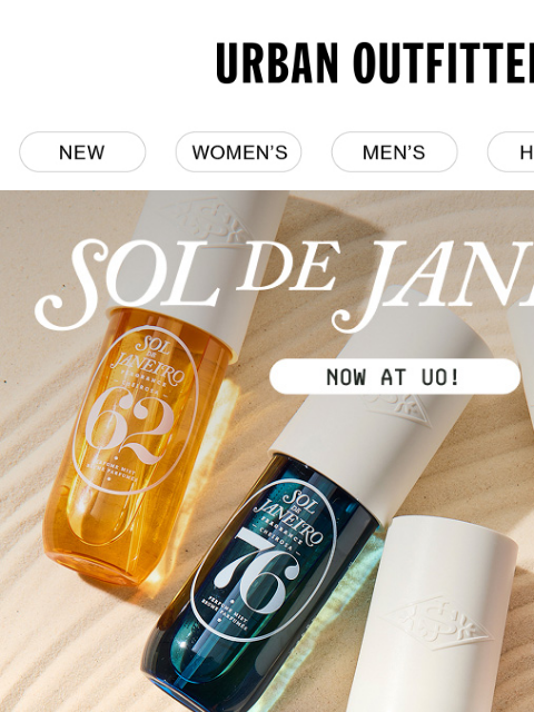 urbanoutfitters newsletter: Don't Miss Out: Sol de Janeiro 🏖️