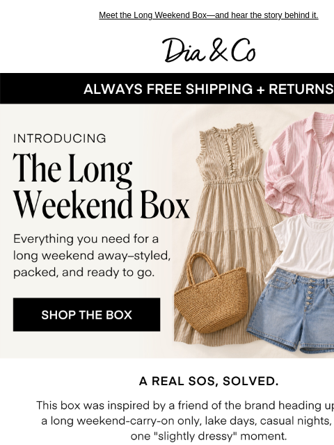 dia newsletter: A real style SOS, solved