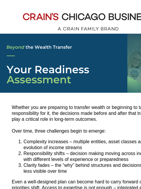 craincontentstudio newsletter: Before and after: Beyond generational wealth trans...