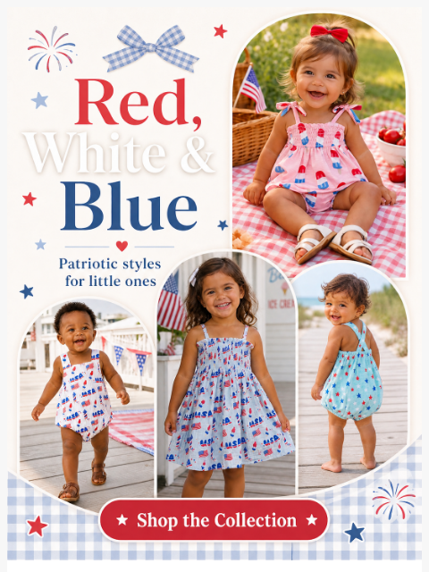 spearmintlove newsletter: Red, White, & Cute for the Summer! ❤️💙