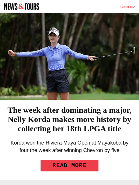 golfdigest newsletter: Cameron Young's next gear