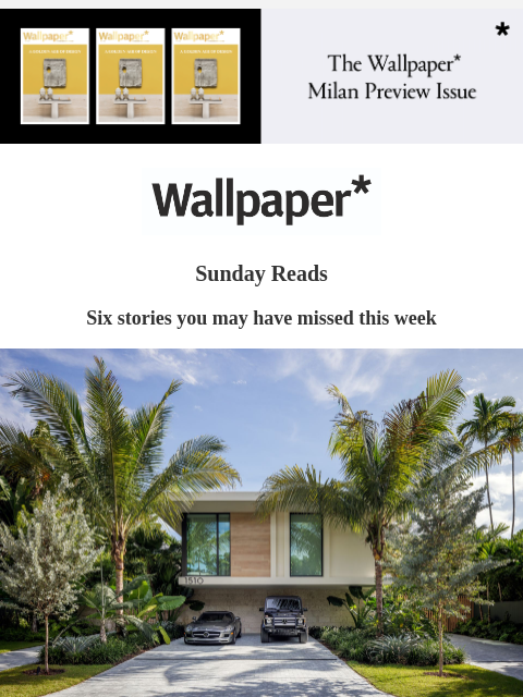 Six stories you may have missed this week ‌ ‌ ‌ ‌ ‌ ‌ ‌ ‌ ‌ ‌ ‌ ‌ ‌ Sunday Reads Six stories you may have missed this week sunset islands house Sunset Islands home 'is a beauty', says F1 legend