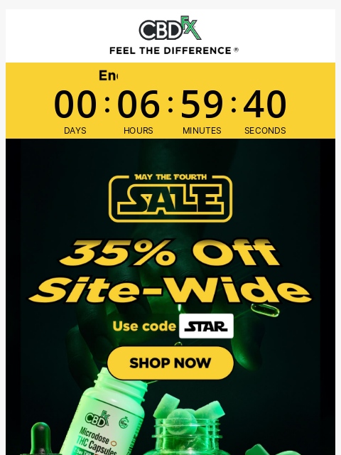 cbdfx newsletter: Don't miss 35% OFF galaxy-wide!