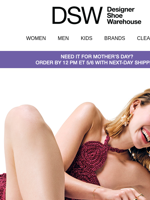 dsw newsletter: Found: sleek sandals + more