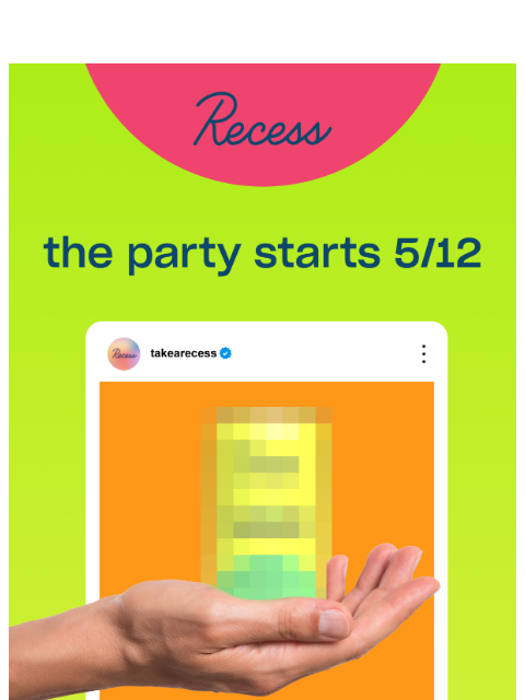 takearecess newsletter: something new is on ice