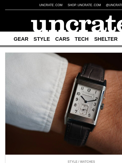 uncrate newsletter: Robin Williams' Jaeger-LeCoultre Reverso Watch & m...