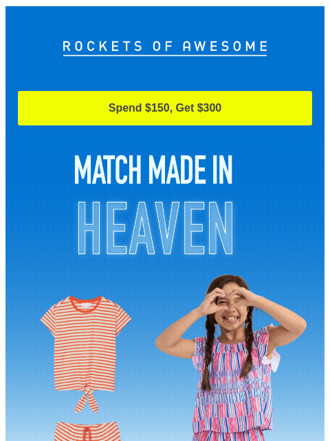 rocketsofawesome newsletter: Match Made in Heaven!