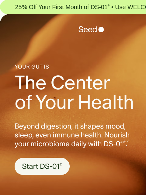 seed newsletter: Your gut’s favorite time of year.